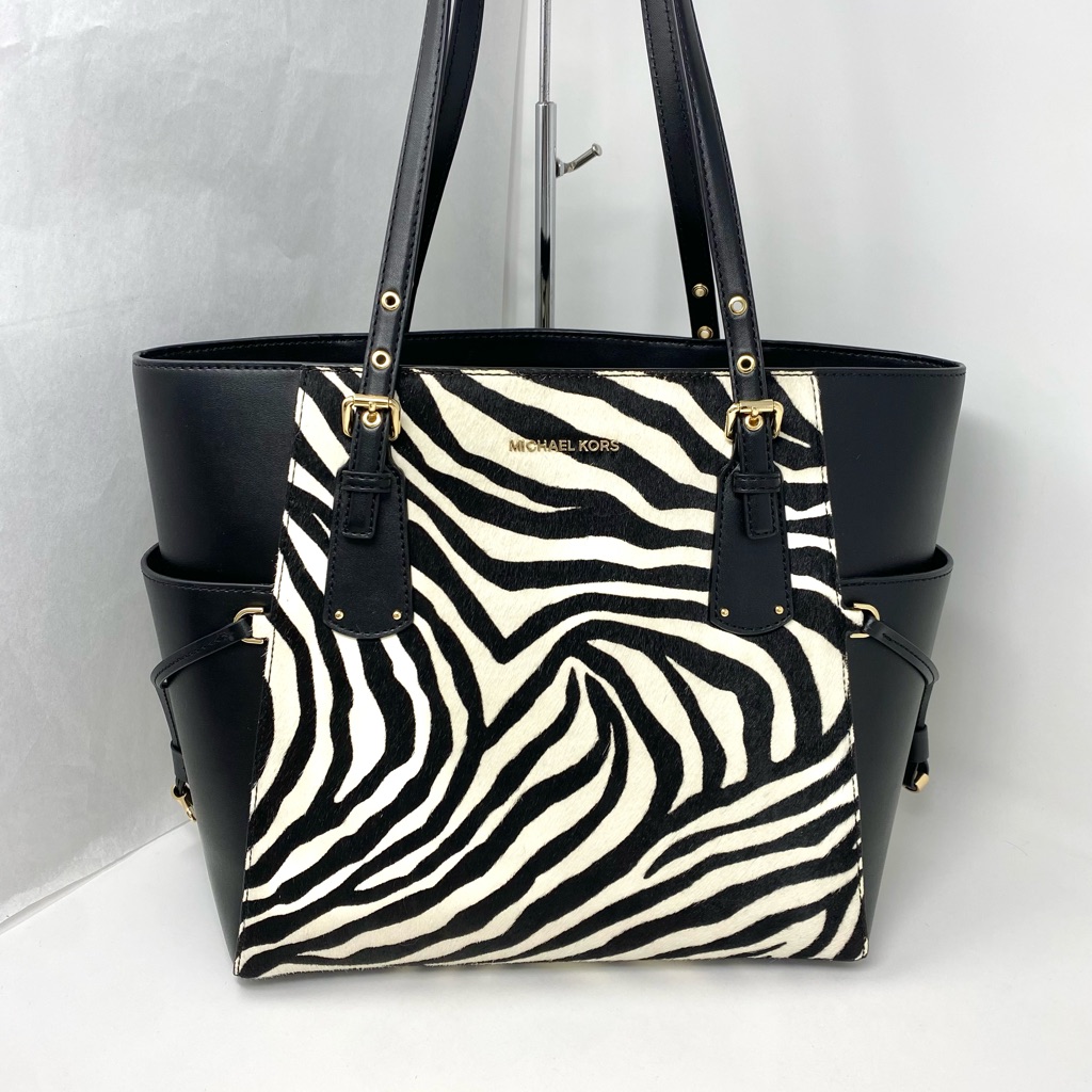 Michael Kors Zebra Printed Calf Hair Tote